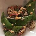 ばやし's cooksnap of when they made しめじ・えんどう・納豆で和風サラダ.