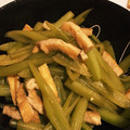 まろろっく's cooksnap of when they made フキと油揚げの炒め物.