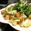 kaichun's cooksnap of when they made 簡単♪厚揚げとキャベツのごま味噌和え.