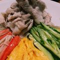みずぶき's cooksnap of when they made ボリューム満点!!豚しゃぶ冷麺♡.