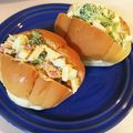 チルファンヌ's cooksnap of when they made 朝食やランチに♪サラダのロールパンサンド.