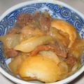 DOMOTAKE's cooksnap of when they made 牛すじとじゃが芋の味噌煮こみ.
