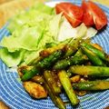 ジュスカ's cooksnap of when they made 鶏むね肉＆アスパラ☆カレー炒め.