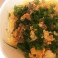 ゆかりん912's cooksnap of when they made サバ味噌缶で簡単玉子とじ.