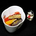 単★伝's cooksnap of when they made 茄子とパプリカの揚げ浸し.