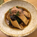 相葉さんちの奥さん's cooksnap of when they made 薄上げとナスとピーマンとオクラで煮浸し.