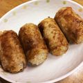 クックさなママ☆'s cooksnap of when they made 肉巻きおにぎり♡豚肉♡冷ご飯♡焼肉のタレ.