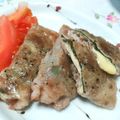 ウニのお母さん's cooksnap of when they made お手軽☆豚しゃぶ肉のチーズ巻き.