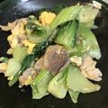 ae86_km's cooksnap of when they made 豚肉とチンゲン菜のオイスターソース炒め.