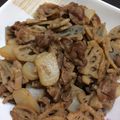 クックPZ43DO☆'s cooksnap of when they made 簡単♪黒こんにゃく・レンコン・豚肉の煮物.