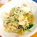 りおちーmama's cooksnap of when they made 簡単だけどウマ！三つ葉とモヤシのおひたし.