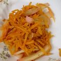 なおころピッコロ's cooksnap of when they made にんじんとちくわのピリ辛きんぴら.
