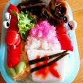curisupin's cooksnap of when they made 夏キャラ弁☆かき氷の作り方.