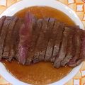 ぴぃちゃん032's cooksnap of when they made 輸入ステーキ肉の玉ねぎソースがけ.