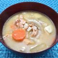 kyao☆'s cooksnap of when they made 【あら汁】秋鮭のアラ汁.