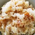 torisantom's cooksnap of when they made 稲荷あげと豚ひき肉で簡単まぜご飯☆.