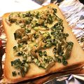 まっきー♪３７'s cooksnap of when they made 軽やかに♪オリーブマヨのおつまみトースト.