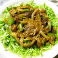 ふれんでぃあ's cooksnap of when they made キーマカレーをリメイク☆茄子のカレー炒め.