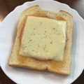 ☆ぼうchan☆'s cooksnap of when they made ピーナッツクリーム☆ハムチーズトースト.