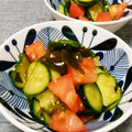 さくらスキップ's cooksnap of when they made 早春わかめときゅうりとトマトのサラダ.