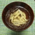 クックK3ARV1☆'s cooksnap of when they made お母さんのミョウガとかまぼこのお吸い物.