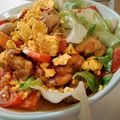 みい○・ω・○'s cooksnap of when they made 鶏、玉子、トマト、レタスの炒め物.