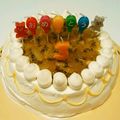 ひろここ☆'s cooksnap of when they made 手作り★キウイゼリーのダブルケーキ★.