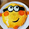 まさよしママ☆'s cooksnap of when they made ミニオン☆ちらし寿司ケーキ♪.