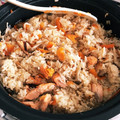 ♫KIKIKO♫'s cooksnap of when they made 秋香る♪きのこと鶏肉の炊き込みご飯.