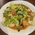 さのみー's cooksnap of when they made 鶏肉とニラとキャベツの炒め物.