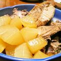 猫のオソマ's cooksnap of when they made まぐろカマ大根.