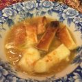 美味しいずき's cooksnap of when they made 簡単！あったかオニオングラタンスープ♡.