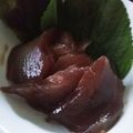 ユーロン's cooksnap of when they made ☆漬けかつお＠山椒の葉風味♪☆.