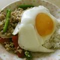 由芽15's cooksnap of when they made 私の日本風ガパオライス☆.