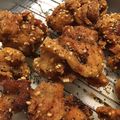 えぼななめ's cooksnap of when they made 時短♡下味10分スパイシー胡麻唐揚げ.
