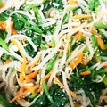 ほのぼのらっこ's cooksnap of when they made 簡単・彩り三色ナムル.