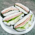 ebipeco's cooksnap of when they made 厚切りベーコンのおにぎらず.