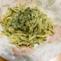 ＊実月＊'s cooksnap of when they made 貧乏学生の☆青海苔とチーズのスパゲティ.