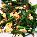 KandS's cooksnap of when they made スタミナ満点☆ひき肉とニラ卵炒め.