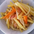 choco831's cooksnap of when they made もやしとジャガイモのカレー炒め.