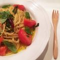 aikatom's cooksnap of when they made 生バジルとフレッシュトマトのパスタ.