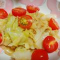 あんぽんたんのすけ's cooksnap of when they made キャベツとツナのカラフルサラダ.