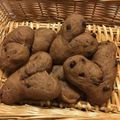 りささと's cooksnap of when they made 簡単♡かわいいハートのチョコチップパン♡.