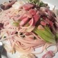 あまきよ's cooksnap of when they made めんつゆと柚子胡椒で春キャベツのパスタ.