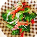 クック20JY0O☆'s cooksnap of when they made あと一品＠ブロッコリーとカニカマのナムル.