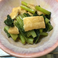 深川シンディ's cooksnap of when they made 小松菜と油揚げの煮浸し.