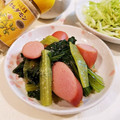 Richland☆Y's cooksnap of when they made 簡単♪小松菜とウィンナーのスパイス炒め.