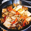クックII76HA☆'s cooksnap of when they made めんつゆで簡単★焼き豆腐のきのこあんかけ.