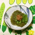 おはなすき's cooksnap of when they made 超簡単☆めかぶに、いんげん＆梅干♪.