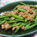 ジョンリークッカー's cooksnap of when they made 豚ミンチといんげんの中華炒め.